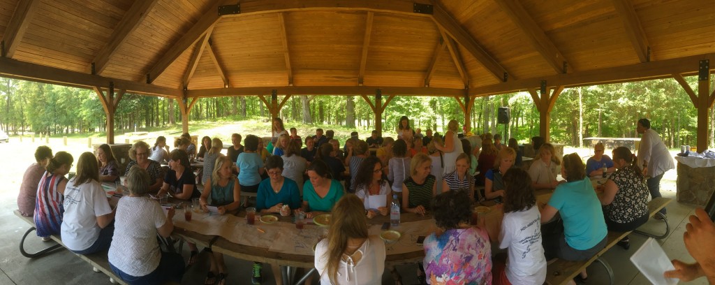 WCCS Faculty & Staff celebrating the 2015-16 school year at Westminster Park